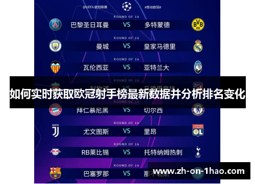 如何实时获取欧冠射手榜最新数据并分析排名变化 如何实时获取欧冠射手榜最新数据并分析排名变化